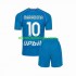 Camisola Napoli Maradona 10 Criança Equipamento Primeiro 2023-2024 Manga Curta